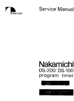 Nakamichi DS-100-DS-200-Service-Manual